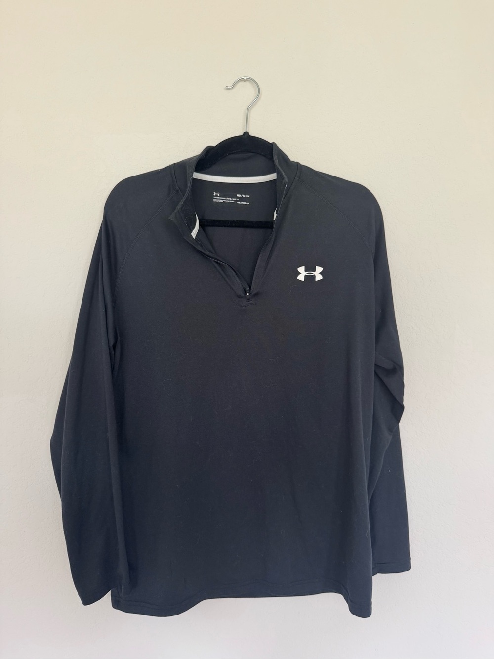 Under Armour Black Men’s Long-Sleeve Quarter Zip Pullover